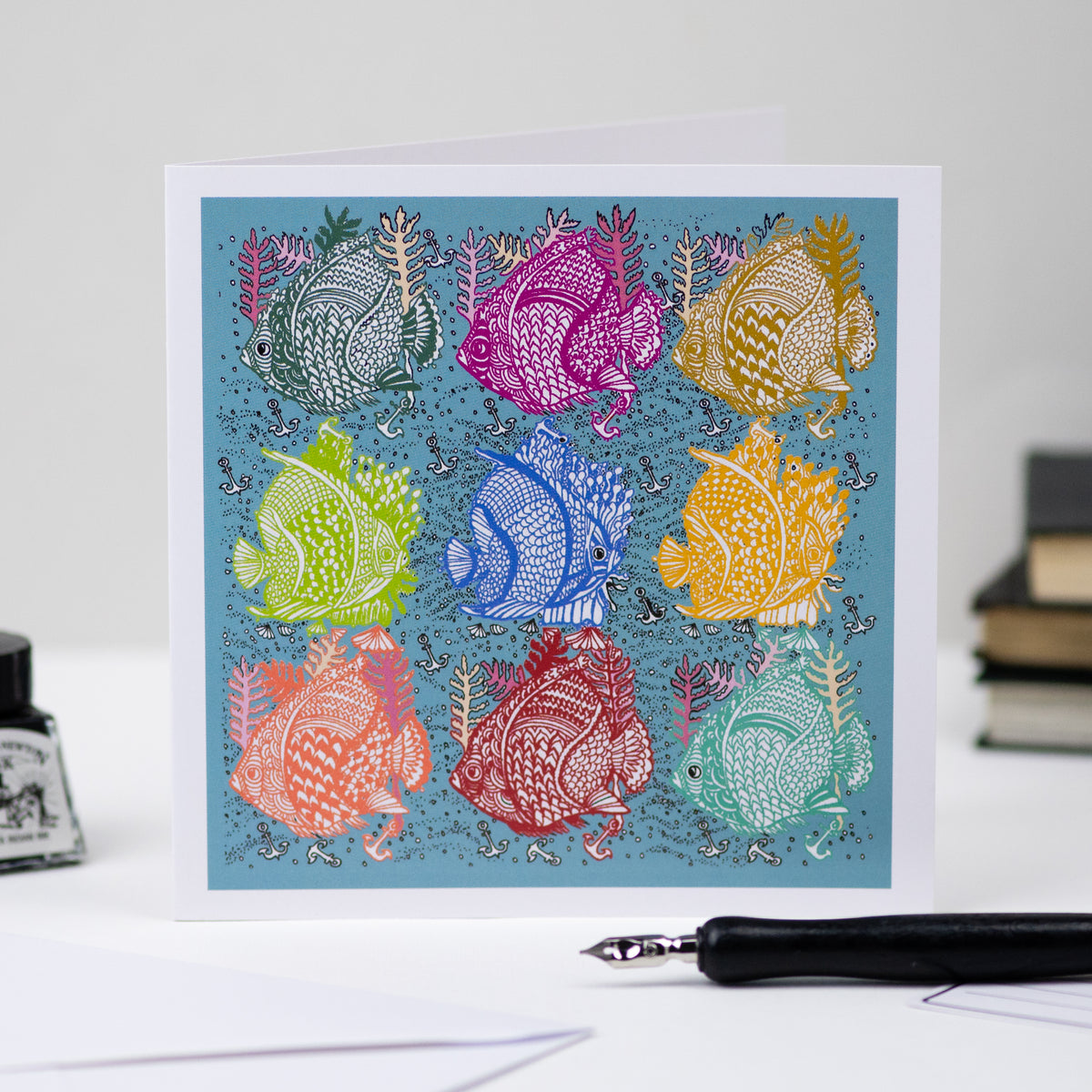 Mixed Pack Of Ten Animal Wildlife Blank Greeting Cards