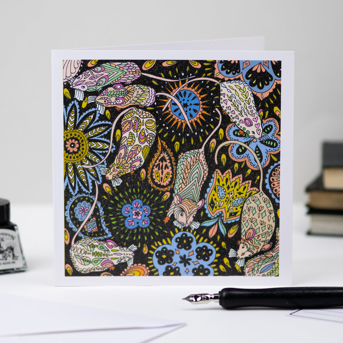 Mixed Pack Ten Animal Wildlife Blank Greeting Cards