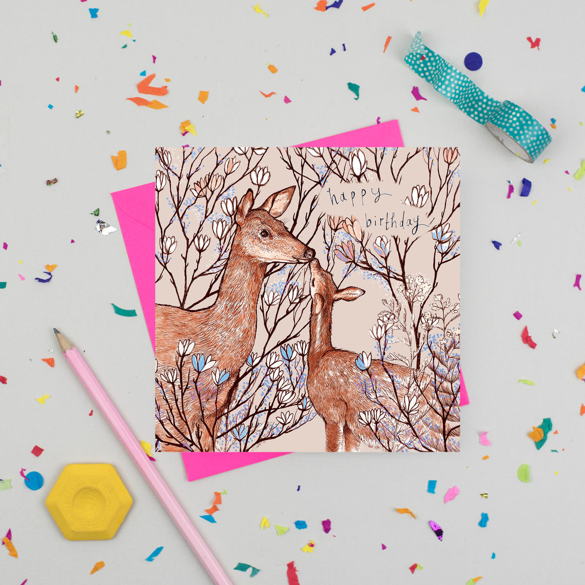 Fauna Animal Floral Assorted Pack of 11 Blank Birthday Cards