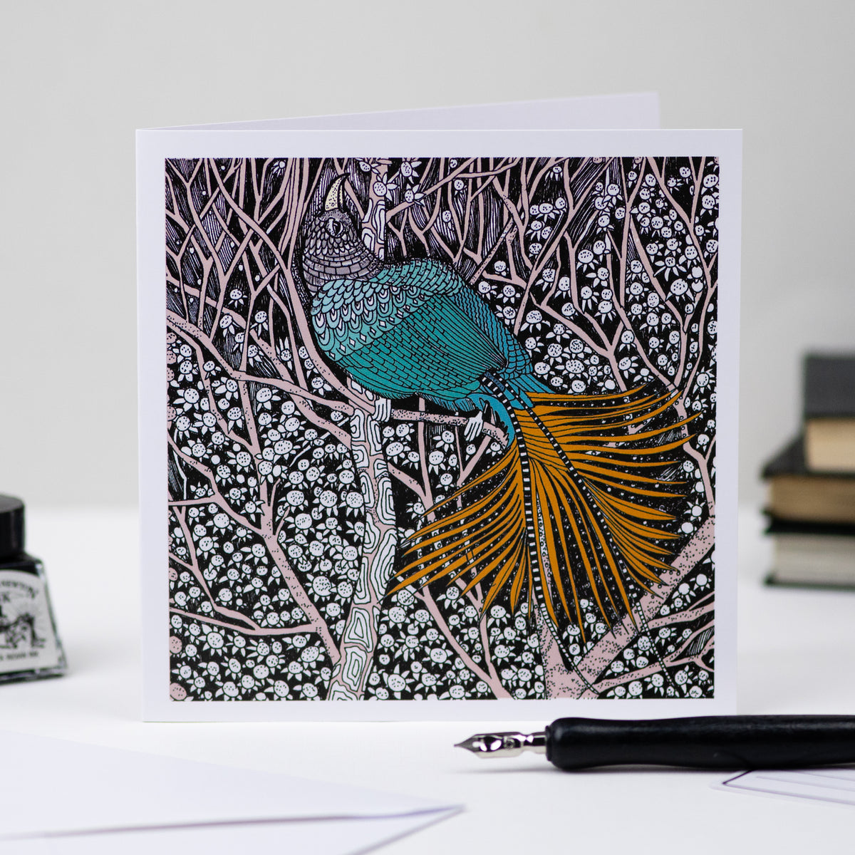 Mixed Pack Ten Animal Zentangle Art Blank Greeting Cards