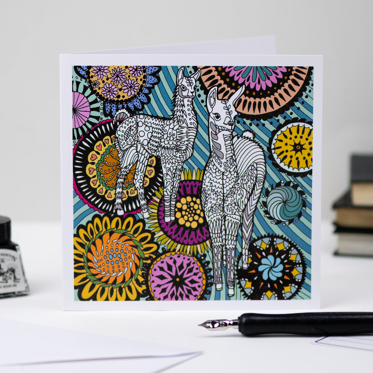 Mixed Pack Of Ten Animal Wildlife Blank Greeting Cards
