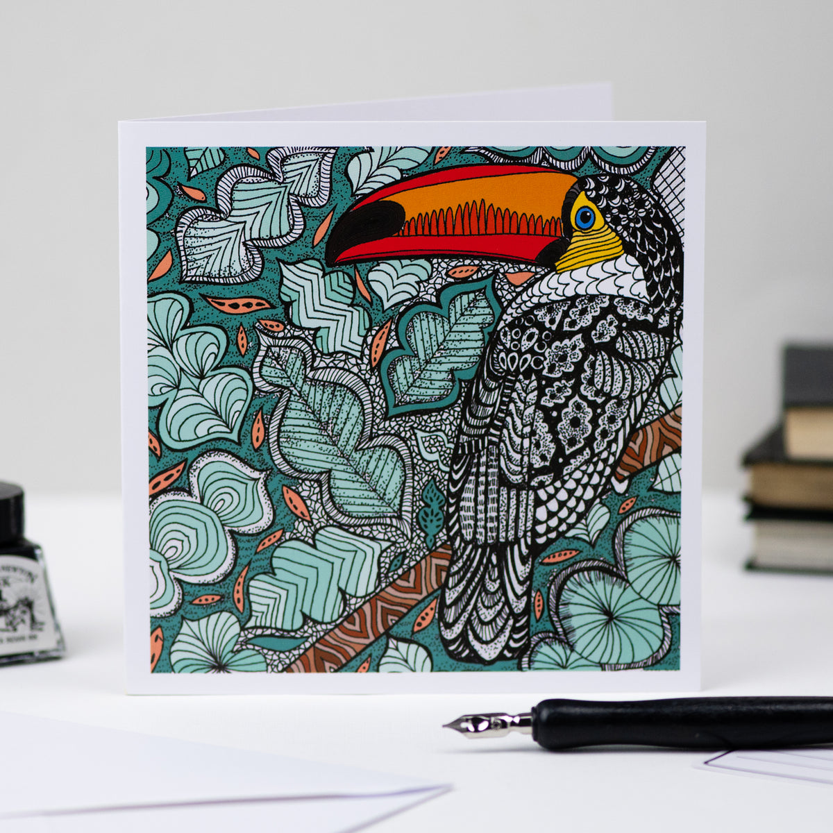 Mixed Pack Of Ten Animal Wildlife Blank Greeting Cards