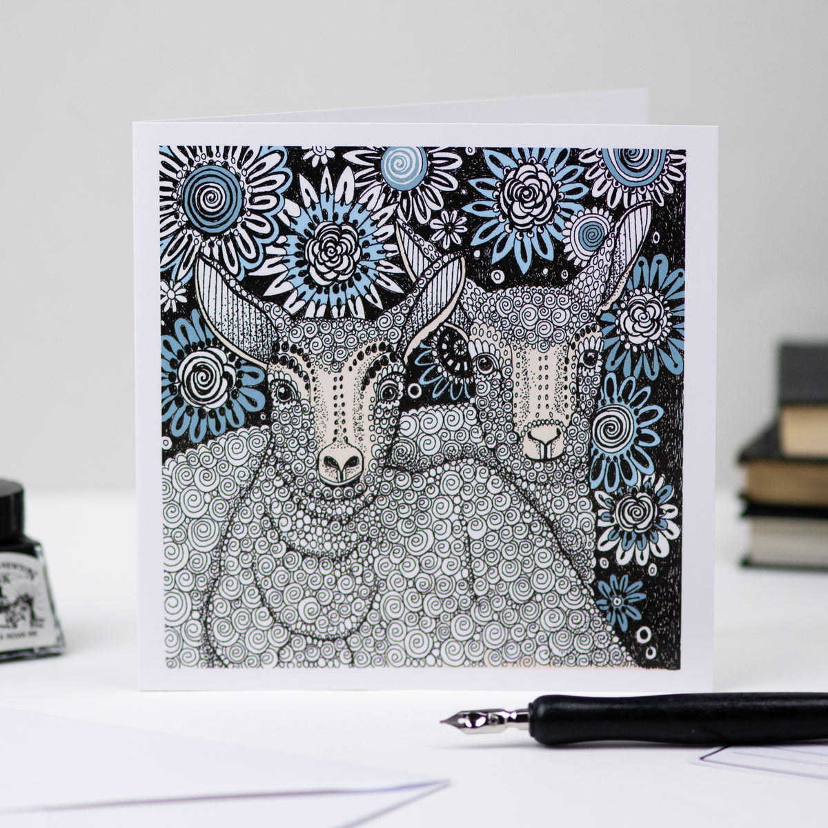 Mixed Pack Ten Animal Wildlife Blank Greeting Cards