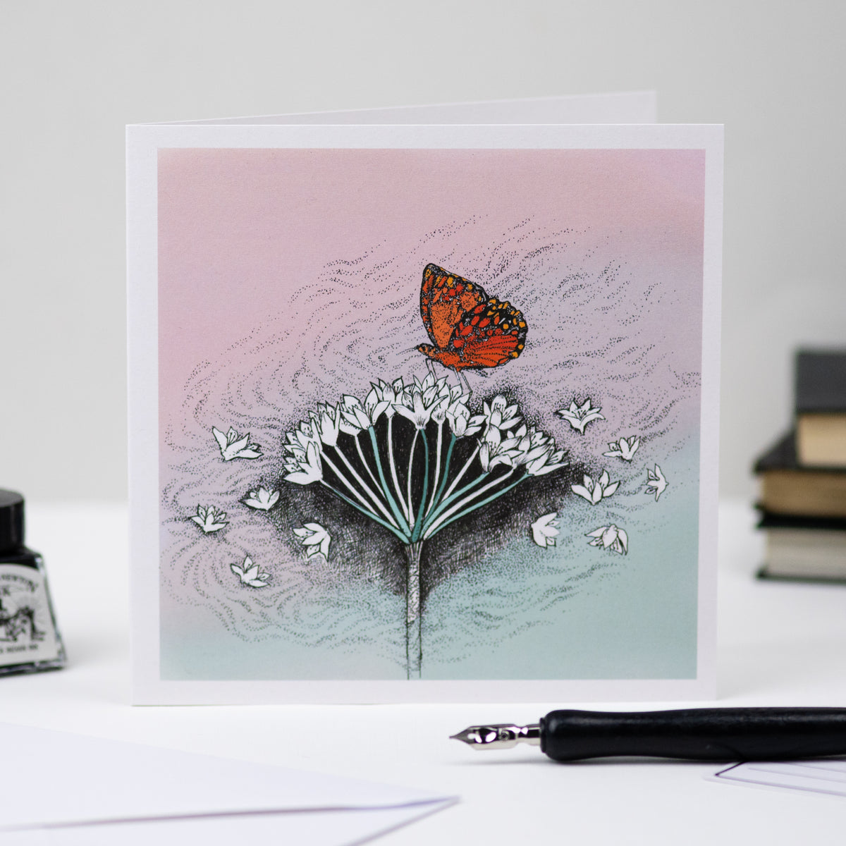 Mixed Pack Ten Animal Zentangle Art Blank Greeting Cards
