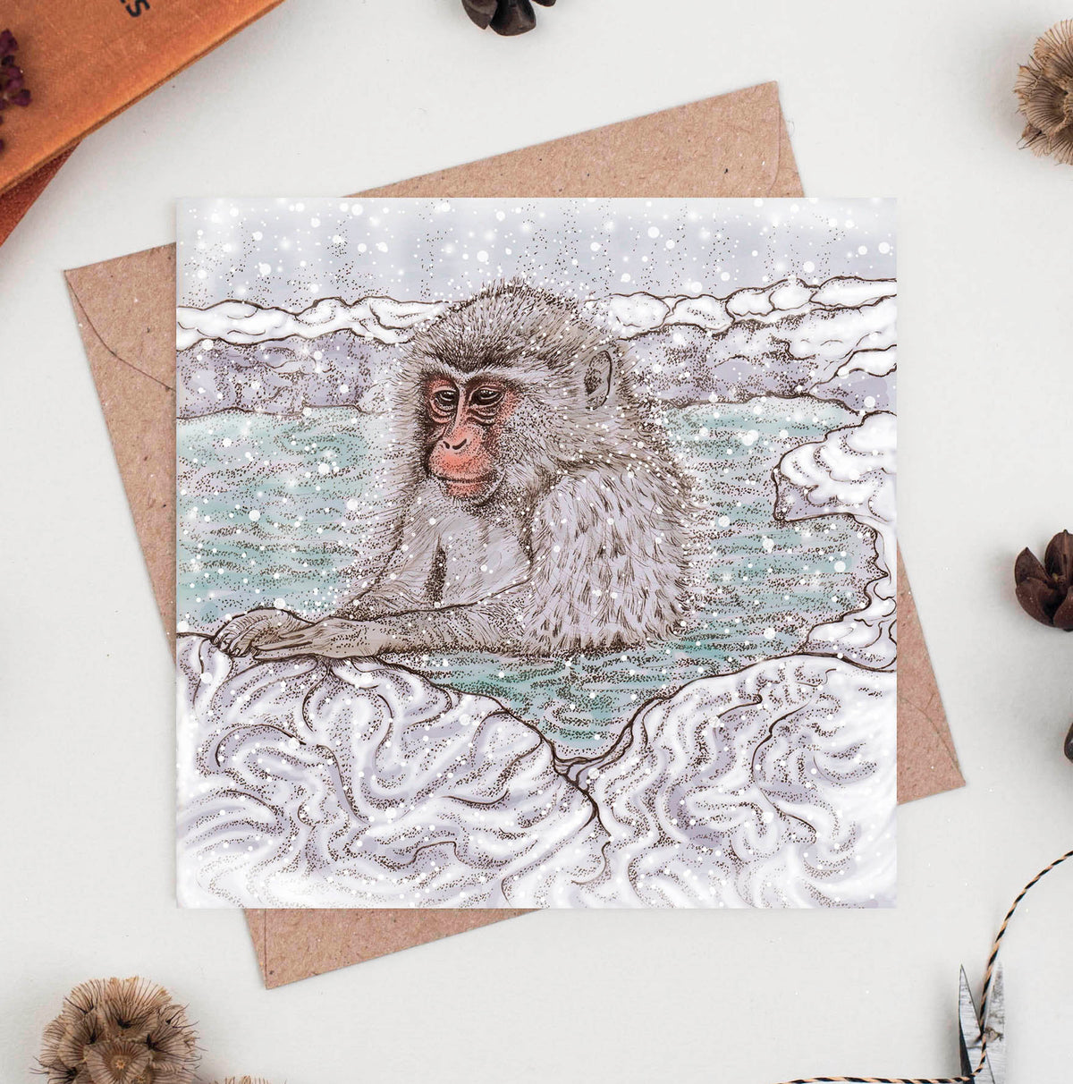 Hand Finished Japanese Mixed Pack Of Ten Blank Greeting Cards
