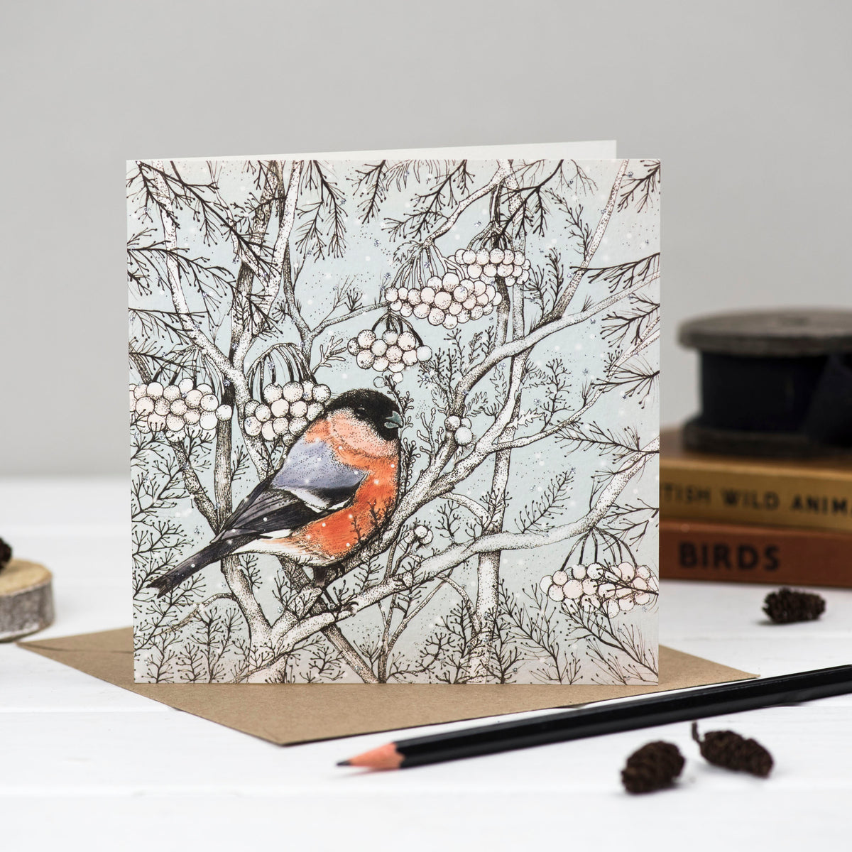 Hand Finished In The Wild Hand Drawn Mixed Pack Of 10 Blank Christmas Cards