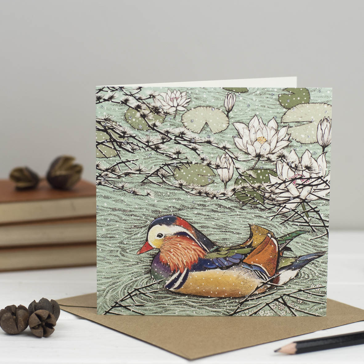 Hand Finished Japanese Mixed Pack Of Ten Blank Greeting Cards