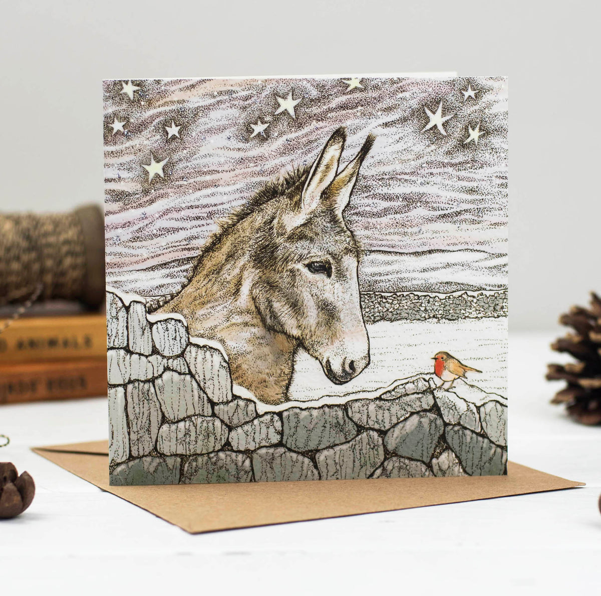 Hand Finished Robins And Partridges Hand Drawn Mixed Pack Of 10 Blank Christmas Cards