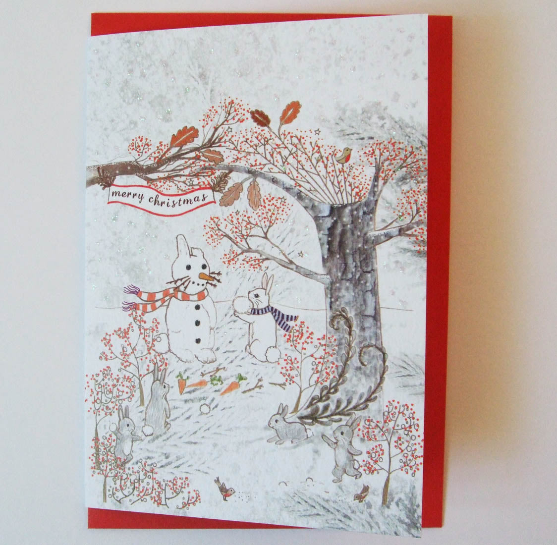 Hand Finished Wildwood Mixed Pack Of Eight Blank Christmas Cards