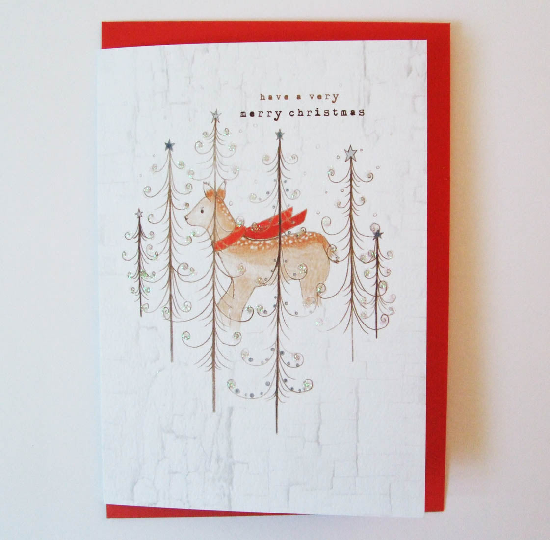 Hand Finished Wildwood Mixed Pack Of Eight Blank Christmas Cards