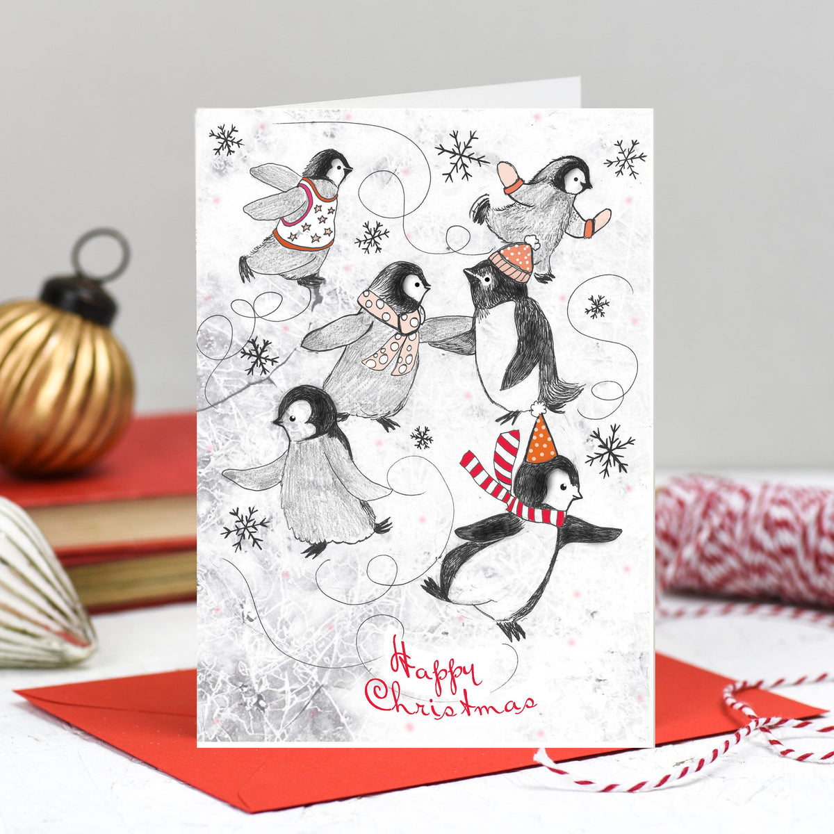 Snowy Wildwood Hand Finished Mixed Pack Of Eight Blank Christmas Cards